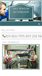 Mobile Screenshot of paulbentonautobody.com